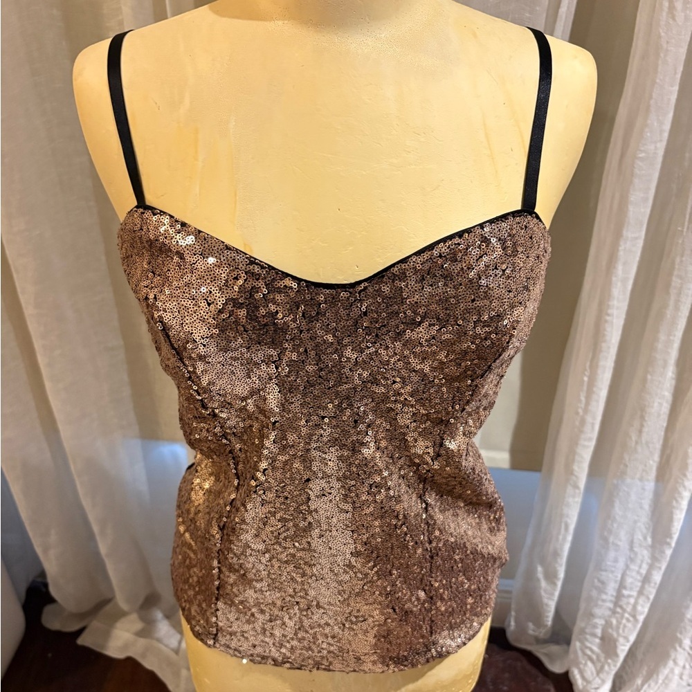 VENUS Bronze Sequin Camisole